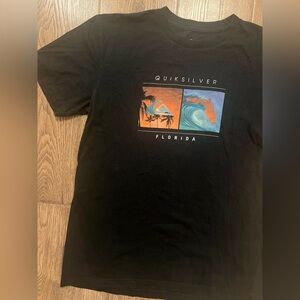 QuickSilver Logo Graphic Tee Mens Large